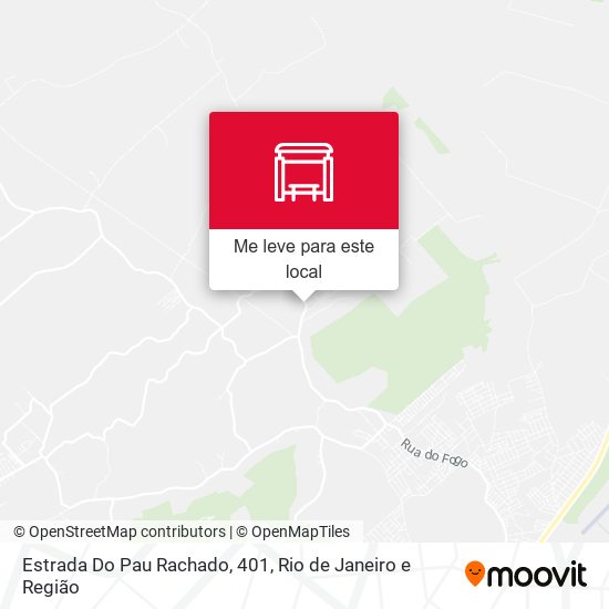 Estrada Do Pau Rachado, 401 mapa