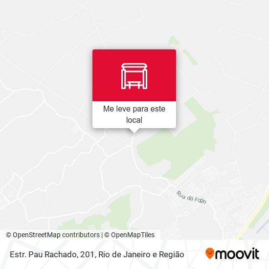 Estr. Pau Rachado, 201 mapa