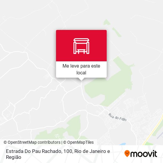 Estrada Do Pau Rachado, 100 mapa