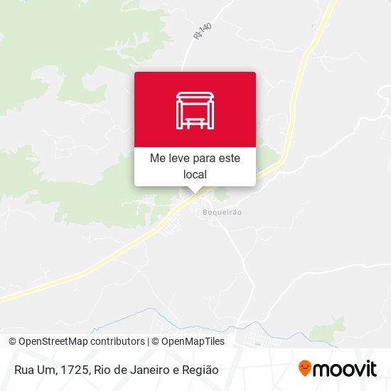 Rua Um, 1725 mapa