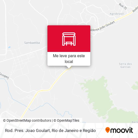 Rod. Pres. Joao Goulart mapa