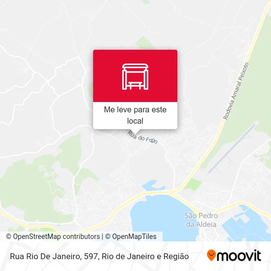 Rua Rio De Janeiro, 597 mapa