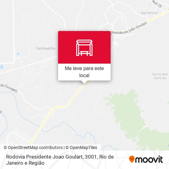 Rodovia Presidente Joao Goulart, 3001 mapa
