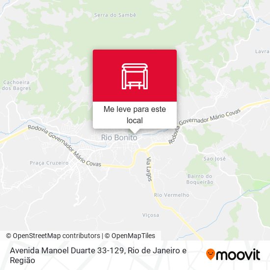 Avenida Manoel Duarte 33-129 mapa