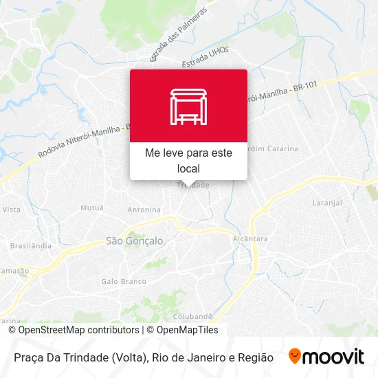 Praça Da Trindade (Volta) mapa