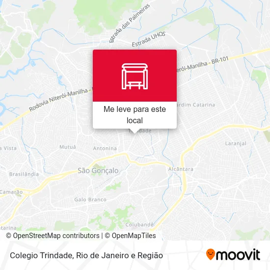 Colegio Trindade mapa