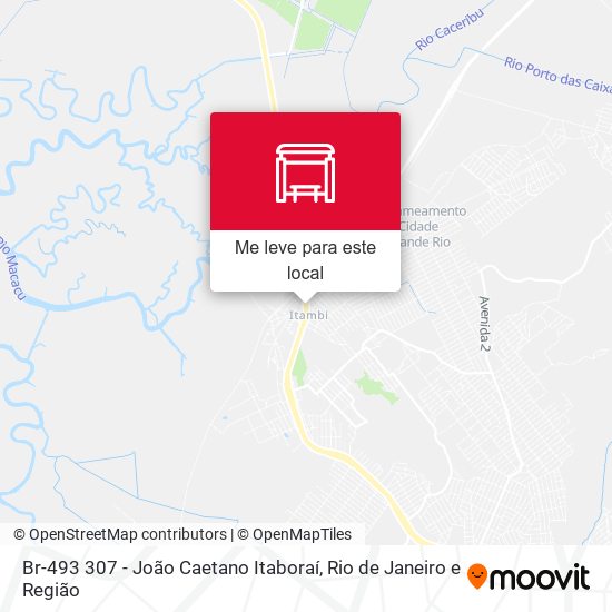Br-493 307 - João Caetano Itaboraí mapa