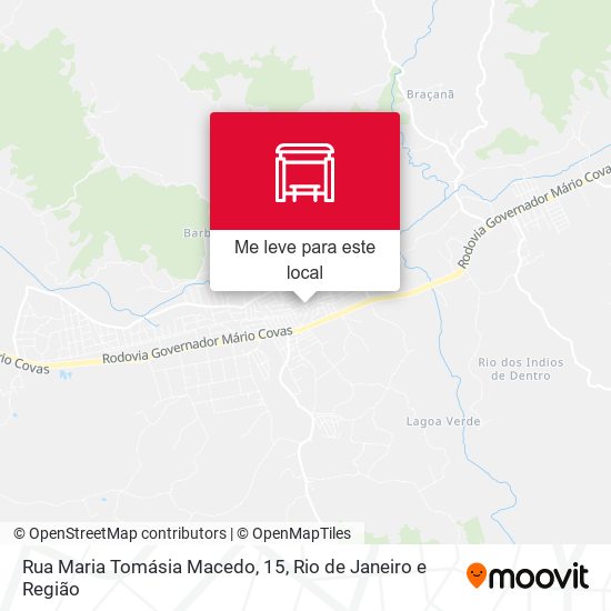 Rua Maria Tomásia Macedo, 15 mapa