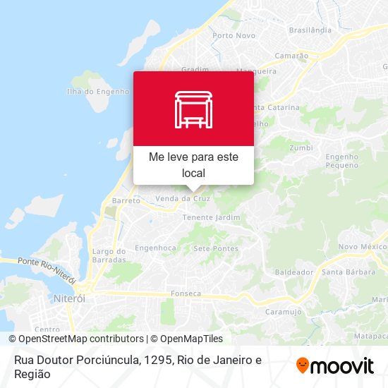 Rua Doutor Porciúncula, 1295 mapa