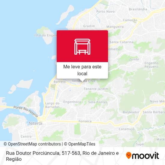 Rua Doutor Porciúncula, 517-563 mapa