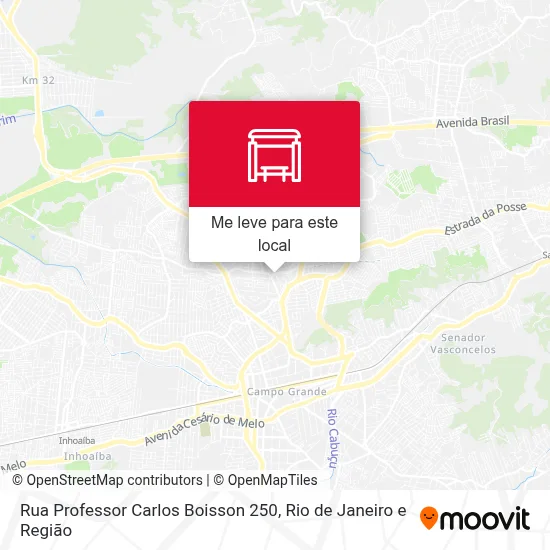 Rua Professor Carlos Boisson 250 mapa