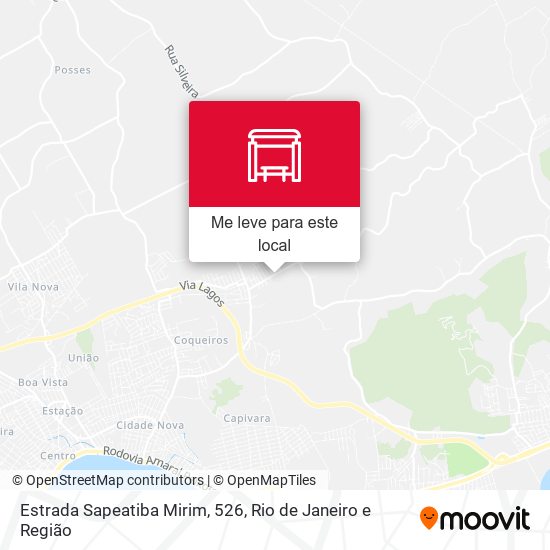 Estrada Sapeatiba Mirim, 526 mapa