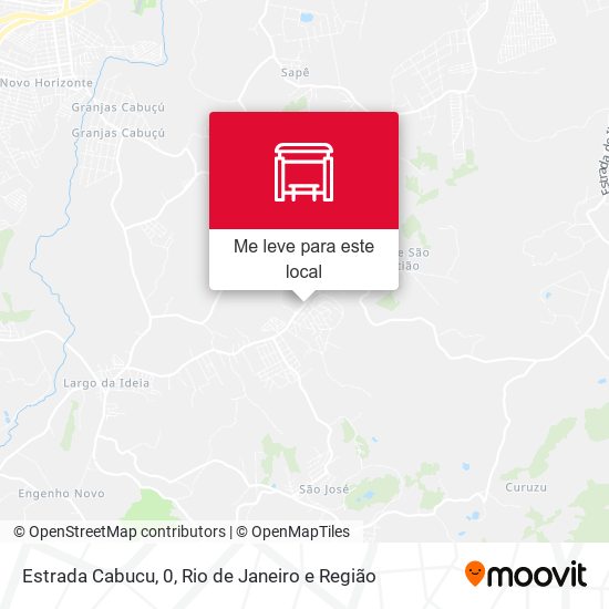 Estrada Cabucu, 0 mapa