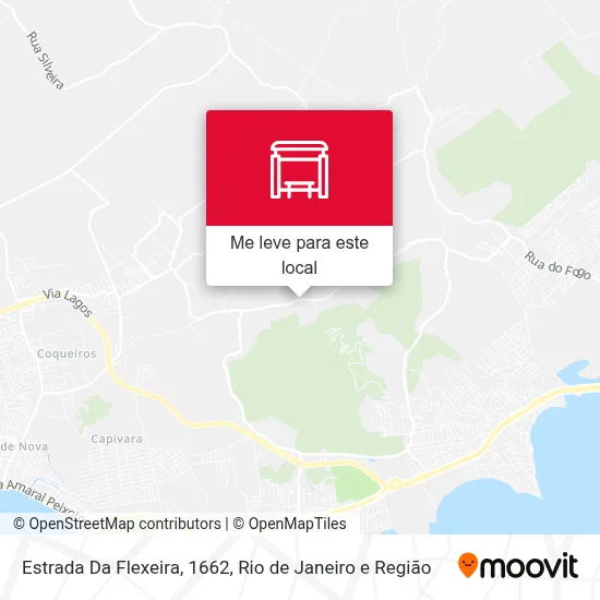 Estrada Da Flexeira, 1662 mapa