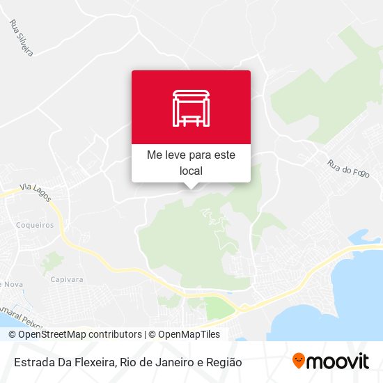 Estrada Da Flexeira mapa