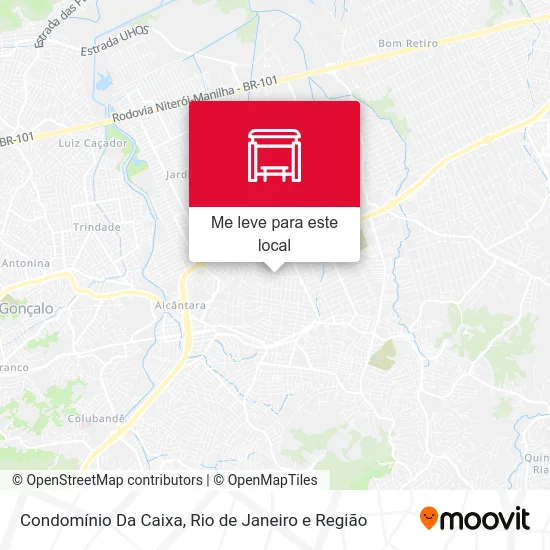 Condomínio Da Caixa mapa