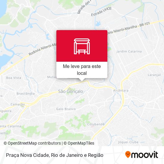Praça Nova Cidade mapa