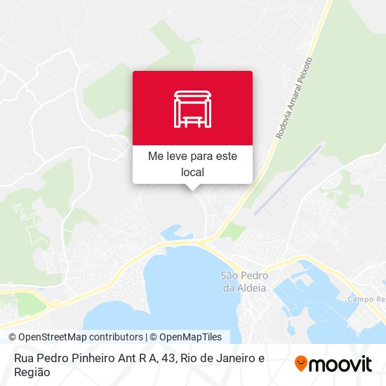 Rua Pedro Pinheiro Ant R A, 43 mapa