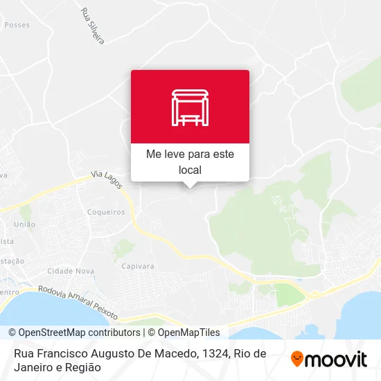 Rua Francisco Augusto De Macedo, 1324 mapa