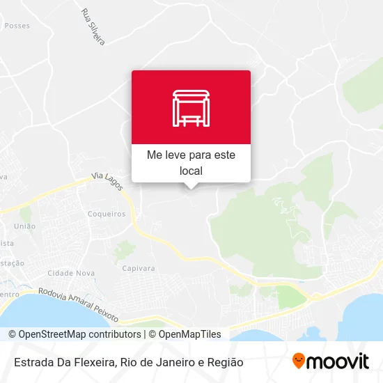 Estrada Da Flexeira mapa