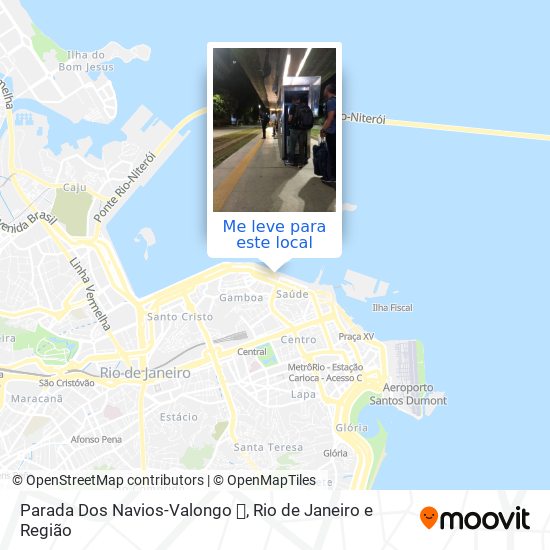 Parada Dos Navios-Valongo ⛴ mapa