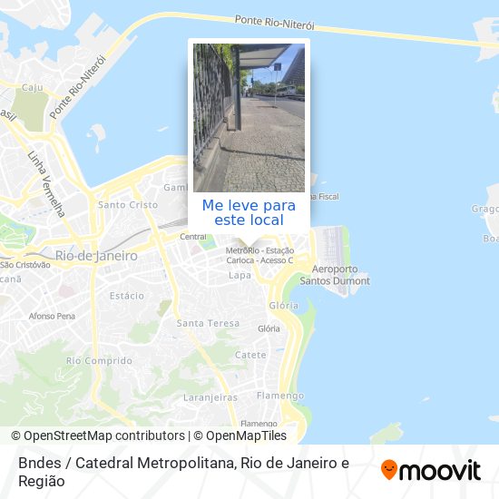 Bndes / Catedral Metropolitana mapa