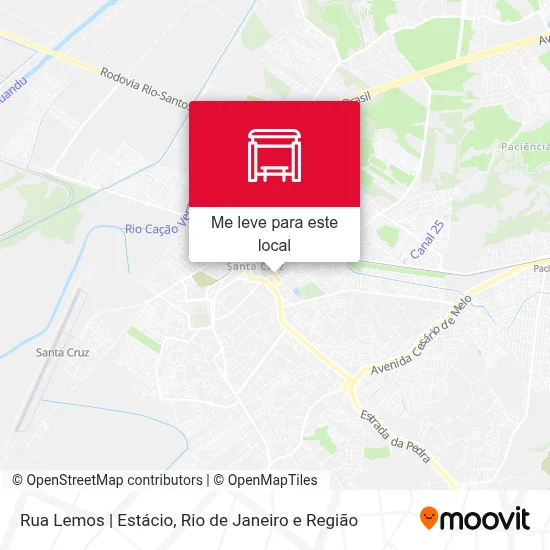 Rua Lemos | Estácio mapa