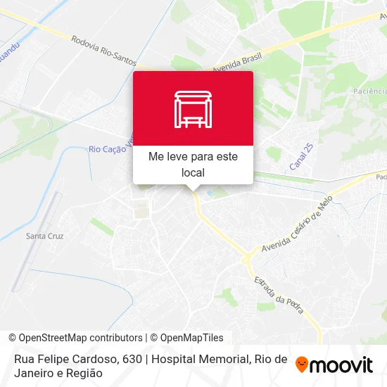 Rua Felipe Cardoso, 630 | Hospital Memorial mapa