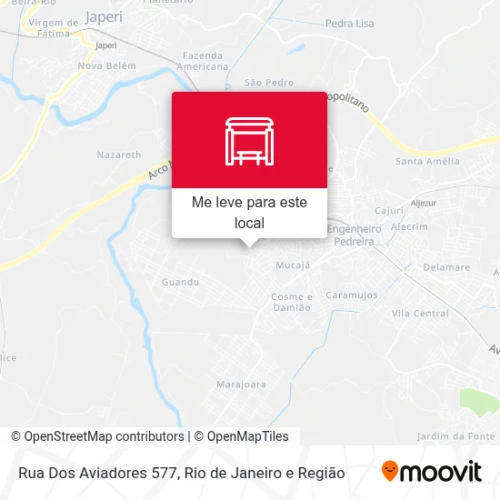 Rua Dos Aviadores 577 mapa