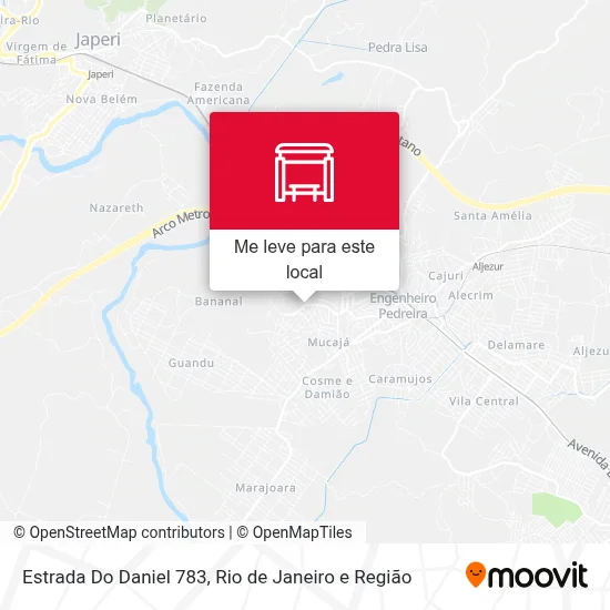 Estrada Do Daniel 783 mapa