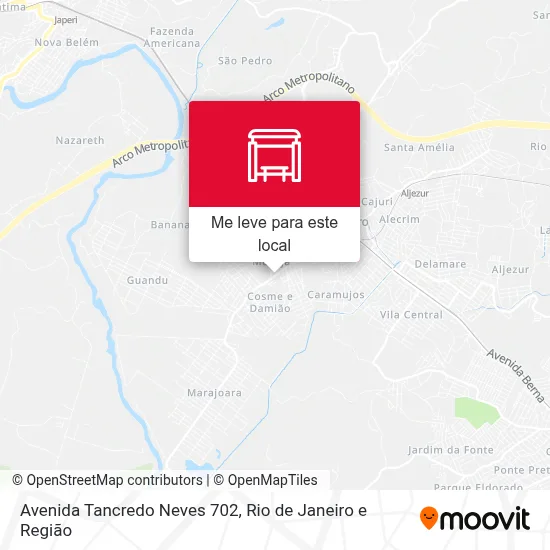 Avenida Tancredo Neves 702 mapa