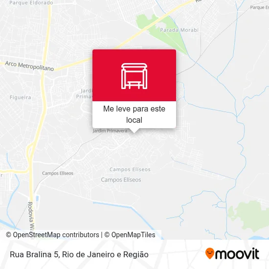 Rua Bralina 5 mapa