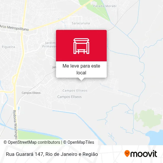 Rua Guarará 147 mapa