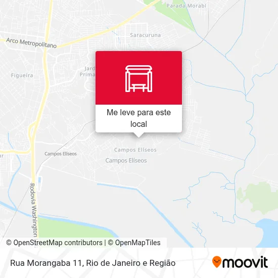 Rua Morangaba 11 mapa
