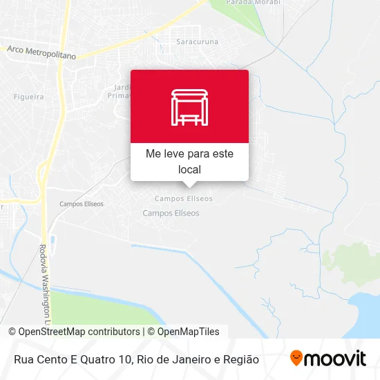 Rua Cento E Quatro 10 mapa