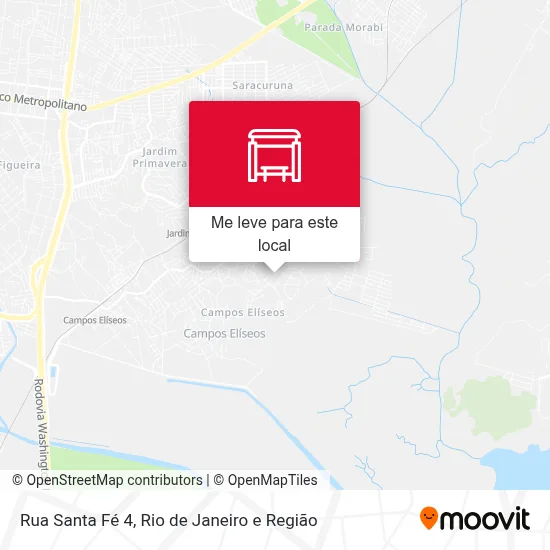 Rua Santa Fé 4 mapa