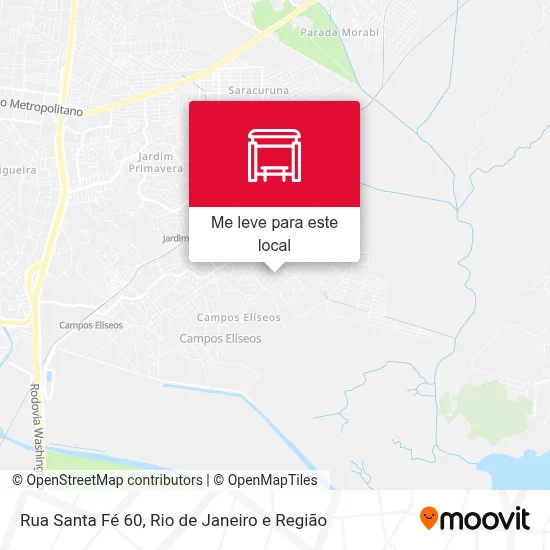 Rua Santa Fé 60 mapa