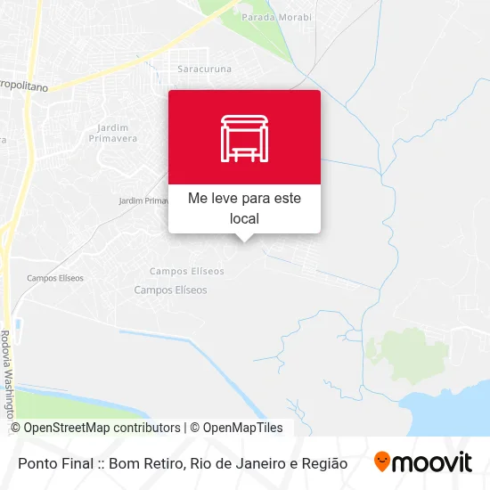 Ponto Final :: Bom Retiro mapa