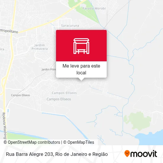 Rua Barra Alegre 203 mapa