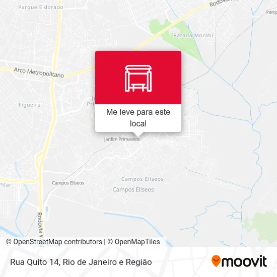 Rua Quito 14 mapa