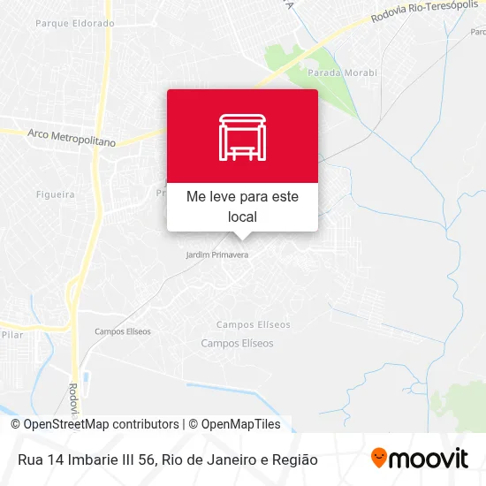 Rua 14 Imbarie III 56 mapa
