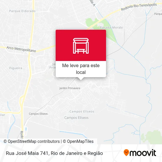 Rua José Maia 741 mapa