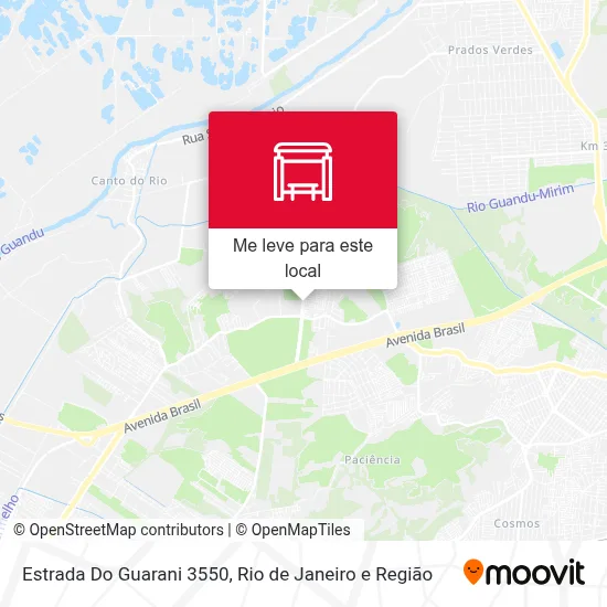 Estrada Do Guarani 3550 mapa