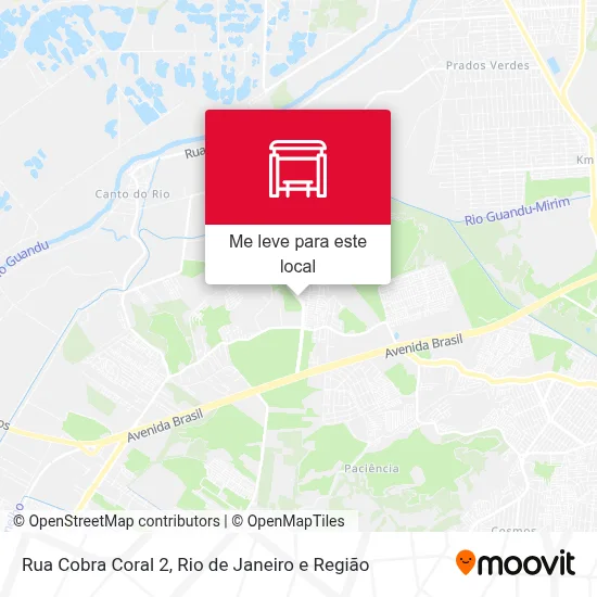 Rua Cobra Coral 2 mapa