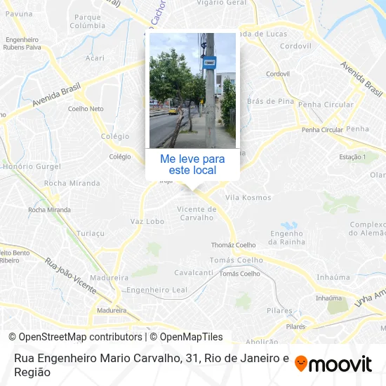 Rua Engenheiro Mario Carvalho, 31 mapa