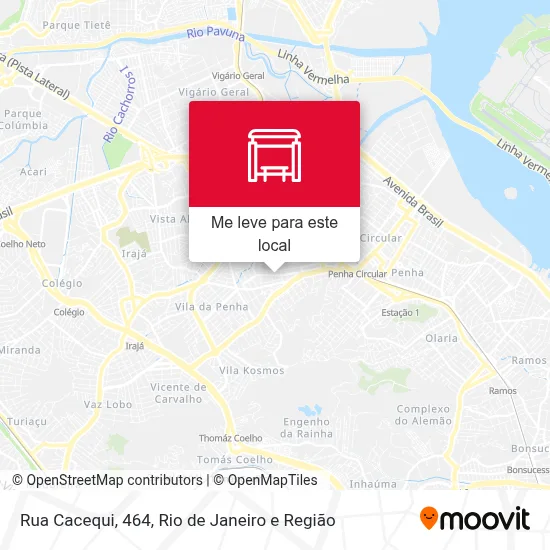 Rua Cacequi, 464 mapa