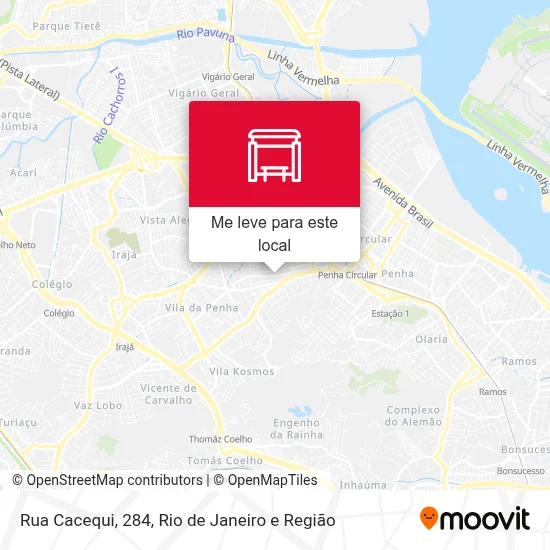 Rua Cacequi, 284 mapa