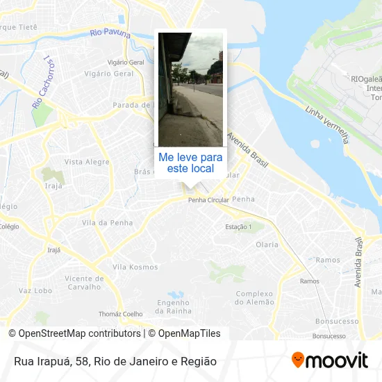 Rua Irapuá, 58 mapa