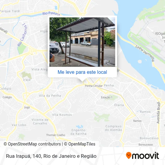Rua Irapuá, 140 mapa
