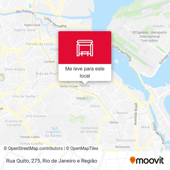 Rua Quito, 275 mapa